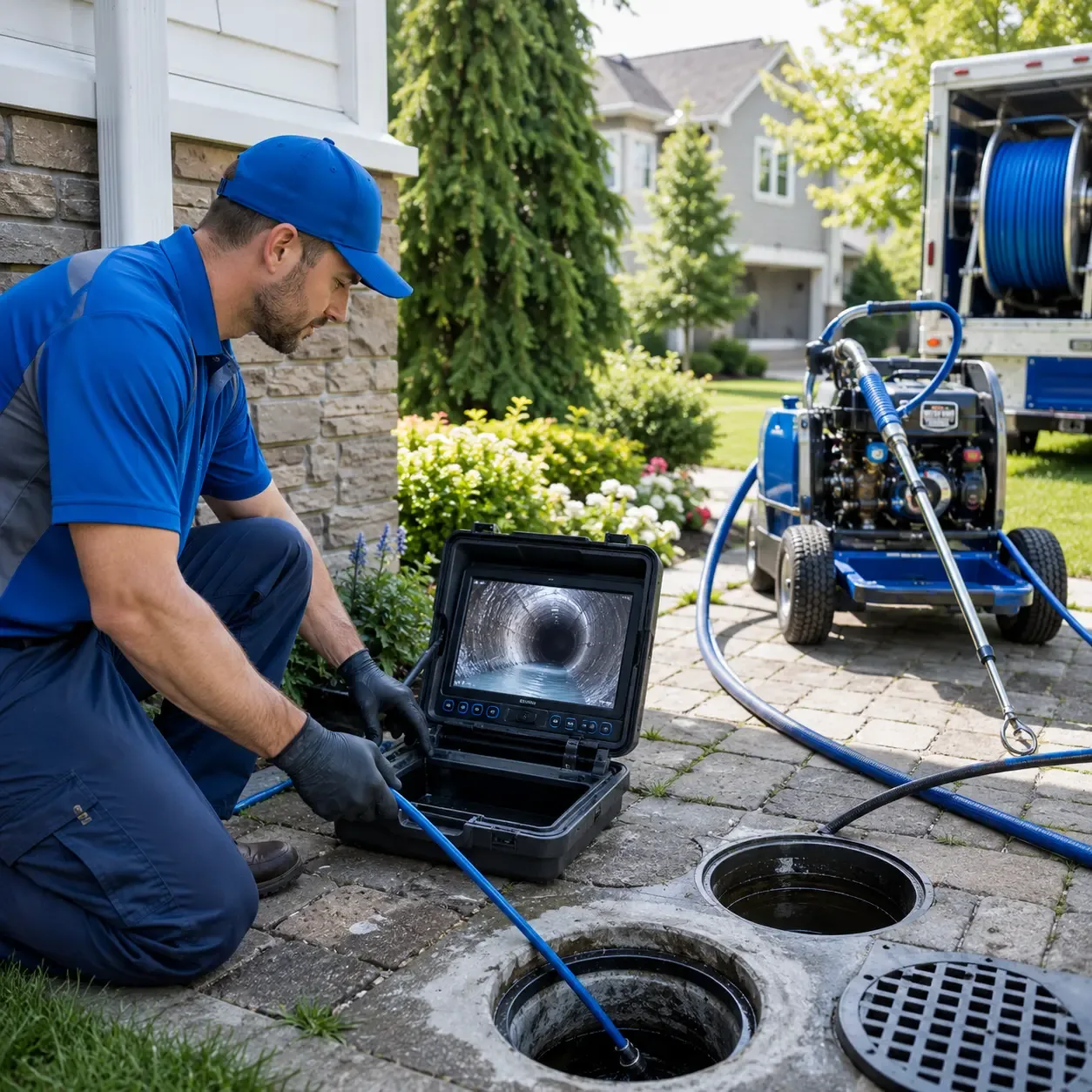 Outdoor drain cleaning professionals serving Trout, LA
